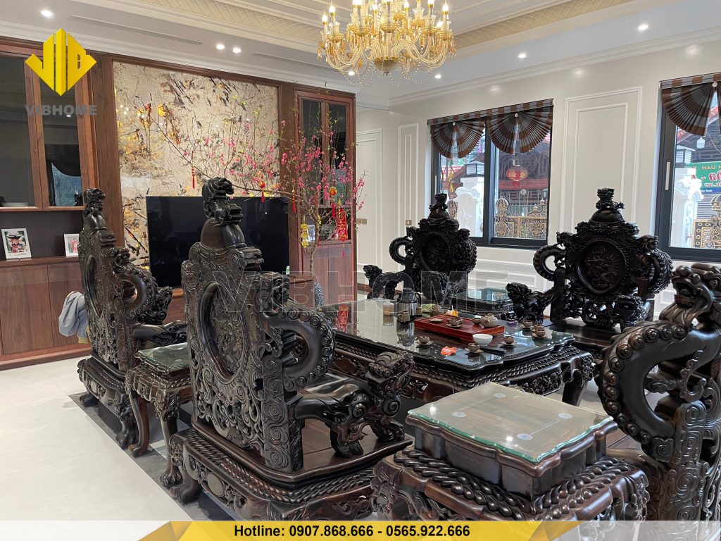   ( hình ảnh thực té mẫu nhà tân cổ điển )