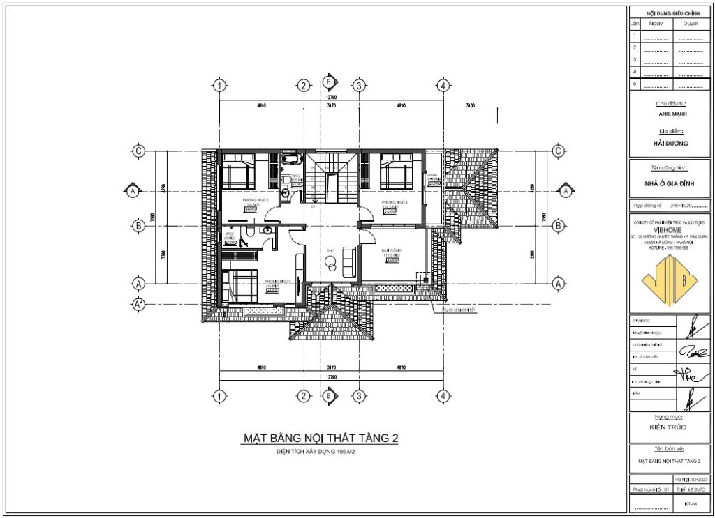 ( mặt bằng công năng mẫu nhà hiện mái nhật 2 Tầng )