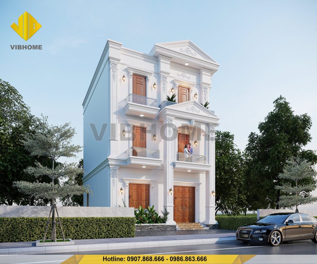 Ngôi nhà khi nhìn từ bên trái