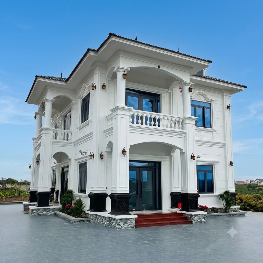 Mẫu Nhà Mái Nhật 2 Tầng Tại Chí Đám, Phú Thọ