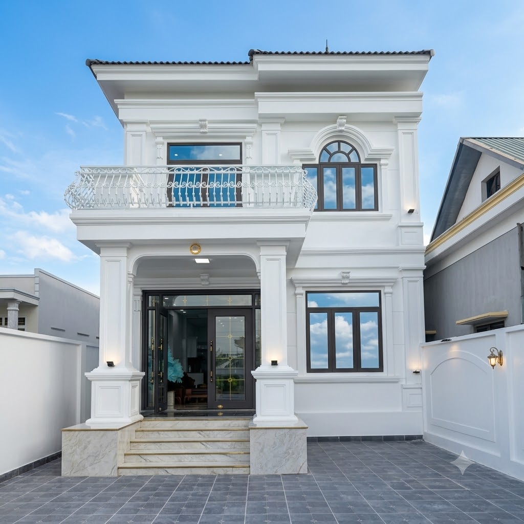 Mẫu Nhà Mái Nhật 2 Tầng Tại Phú Riềng, Đồng Nai