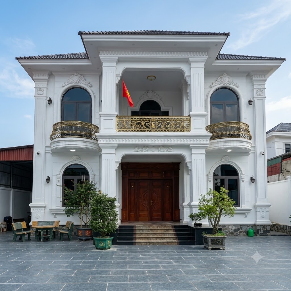 Mẫu Nhà Mái Nhật 2 Tầng Tại Hưng Hội, Cà Mau