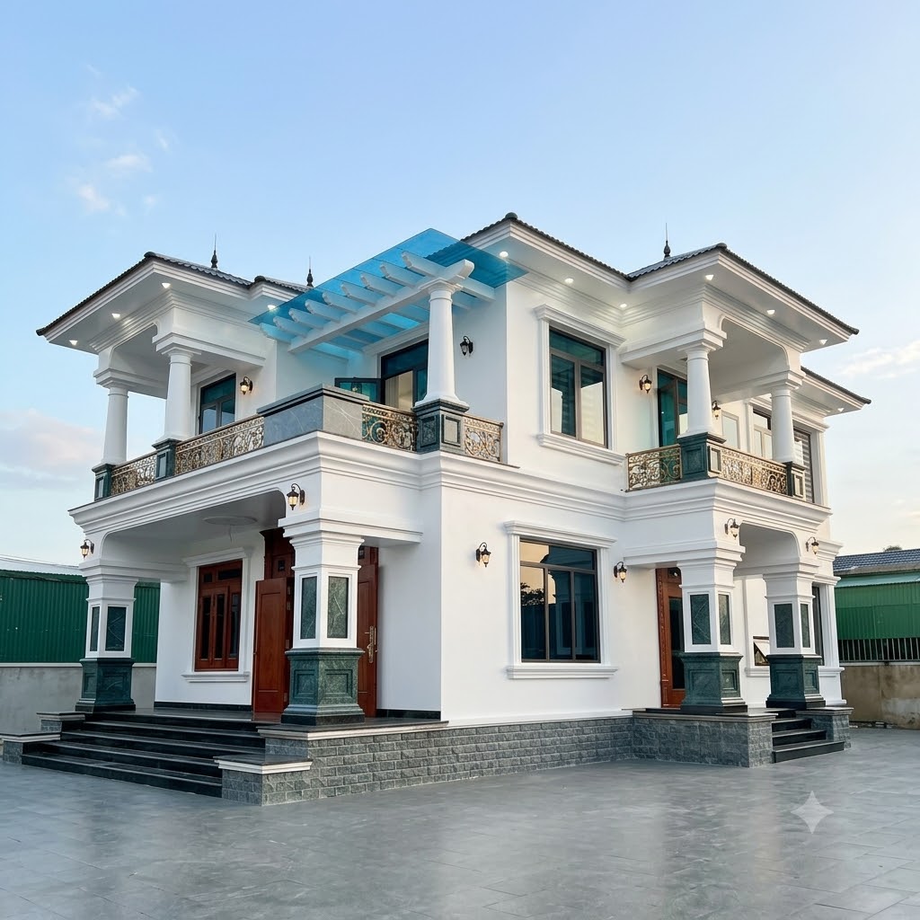 Mẫu Nhà Mái Nhật 2 Tầng Tại Bù Đăng, Đồng Nai