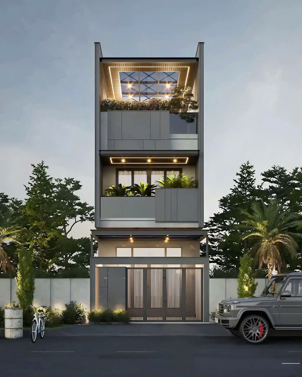 Thiết Kế Thi Công Nhà Phố Tại Bạch Mai, Hà Nội