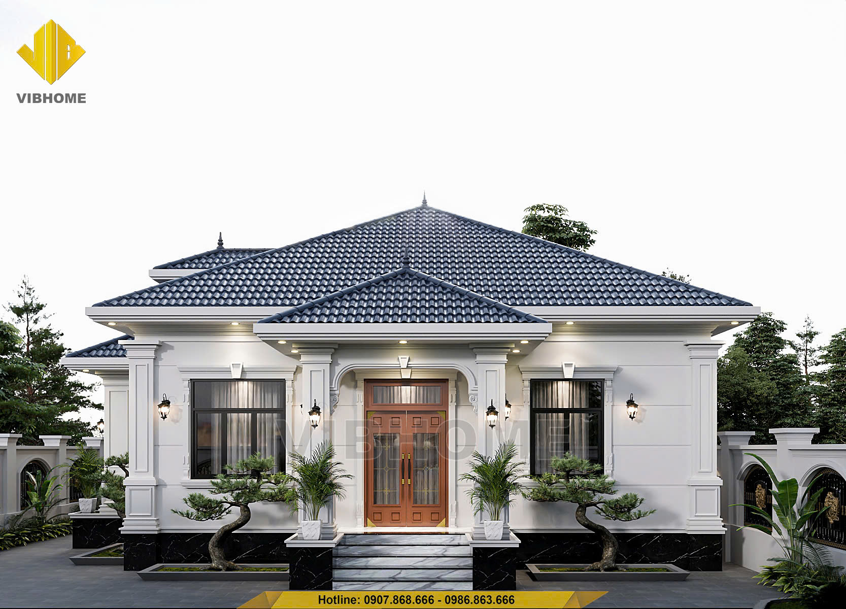 Thiết Kế Thi Công Nhà Mái Nhật Tại Bình Đại, Vĩnh Long