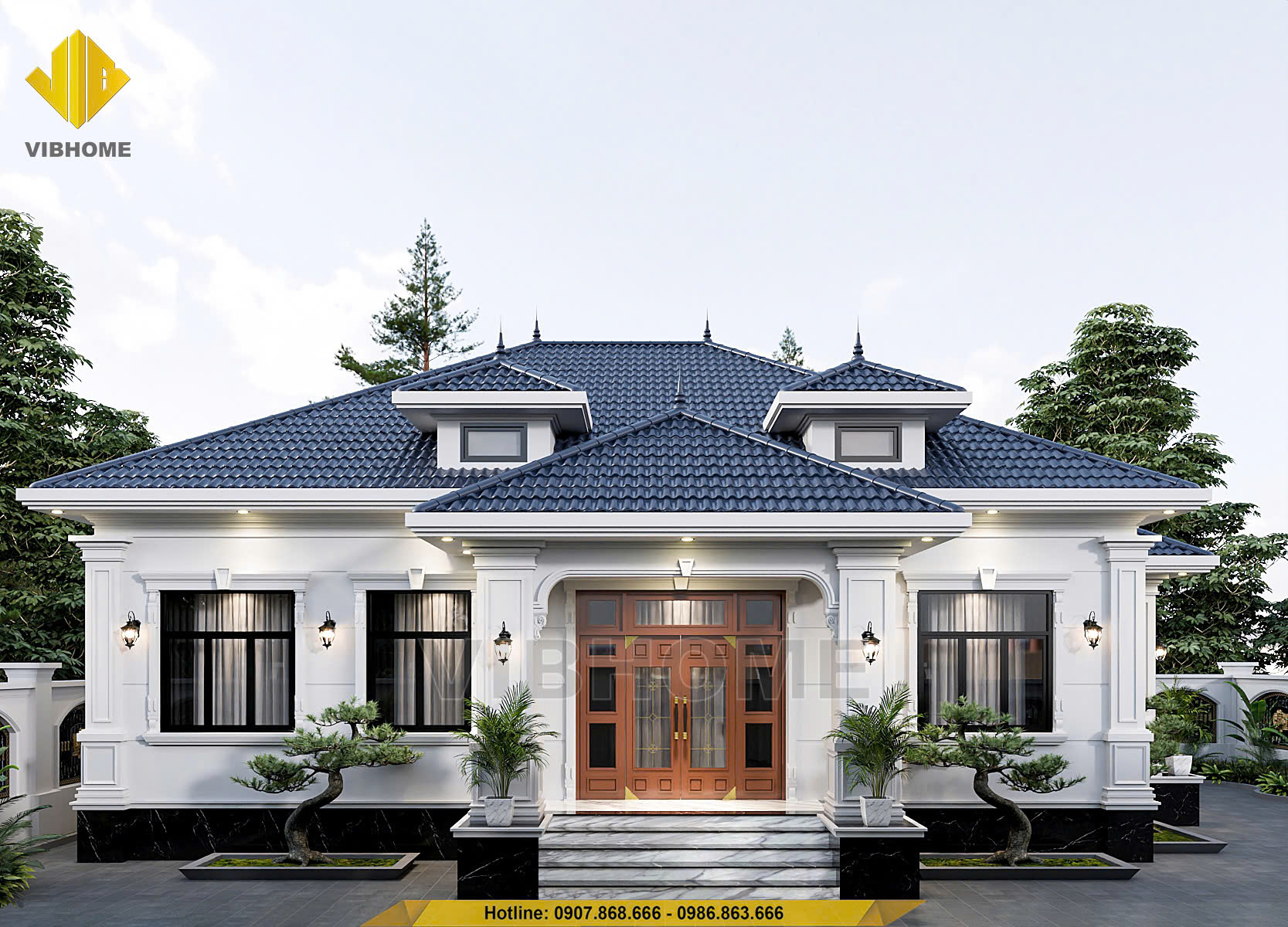 Thiết Kế Thi Công Nhà Mái Nhật Tại Châu Thới, Cà Mau