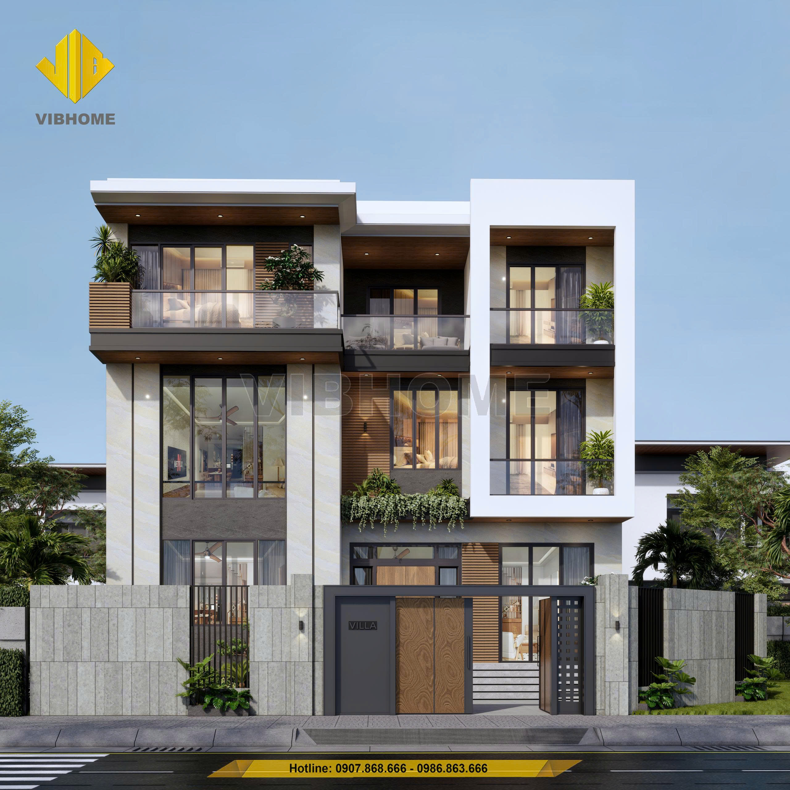 Thiết Kế Thi Công Villa Tại Hưng Yên