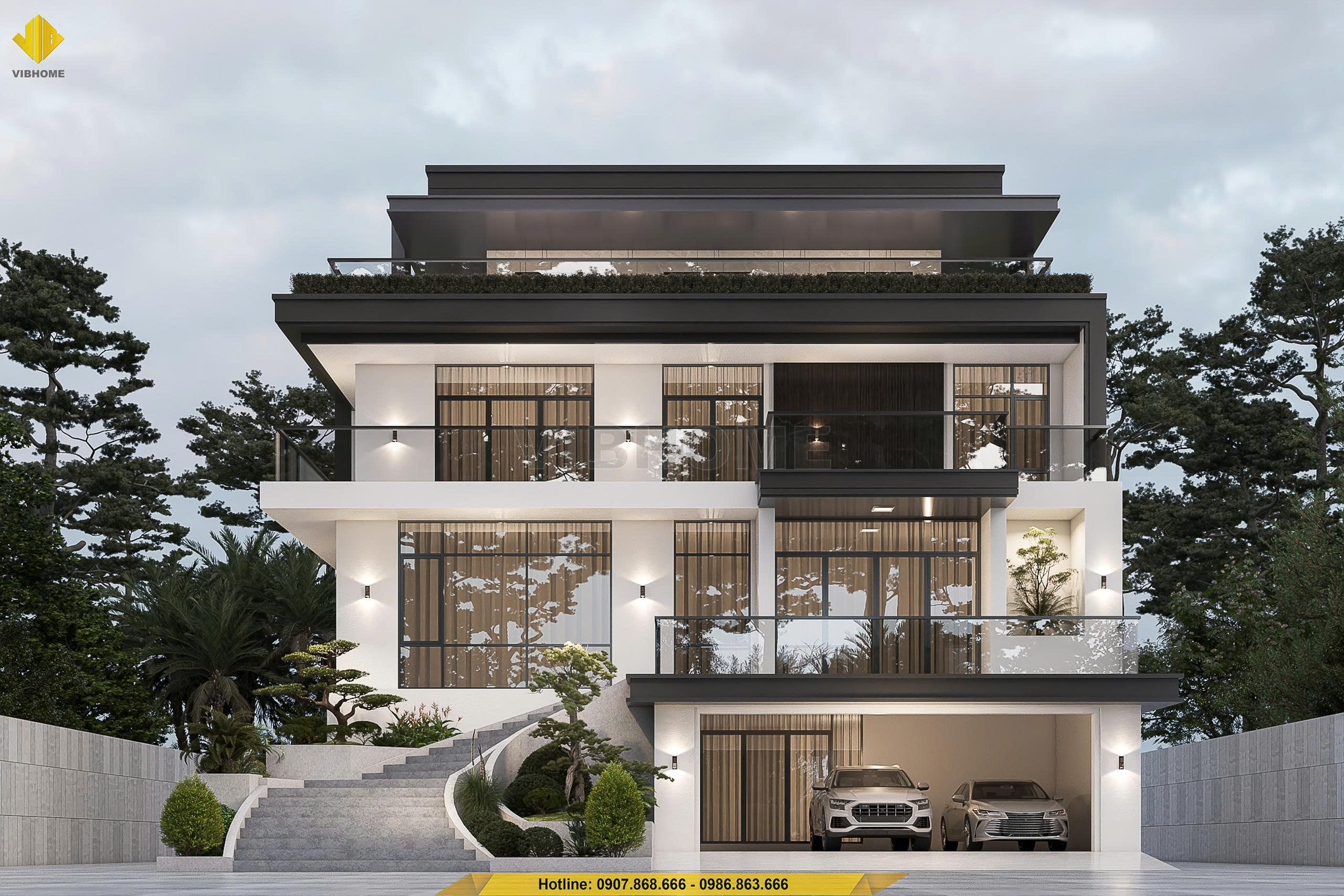 Thiết Kế Thi Công Villa Tại Thái Nguyên