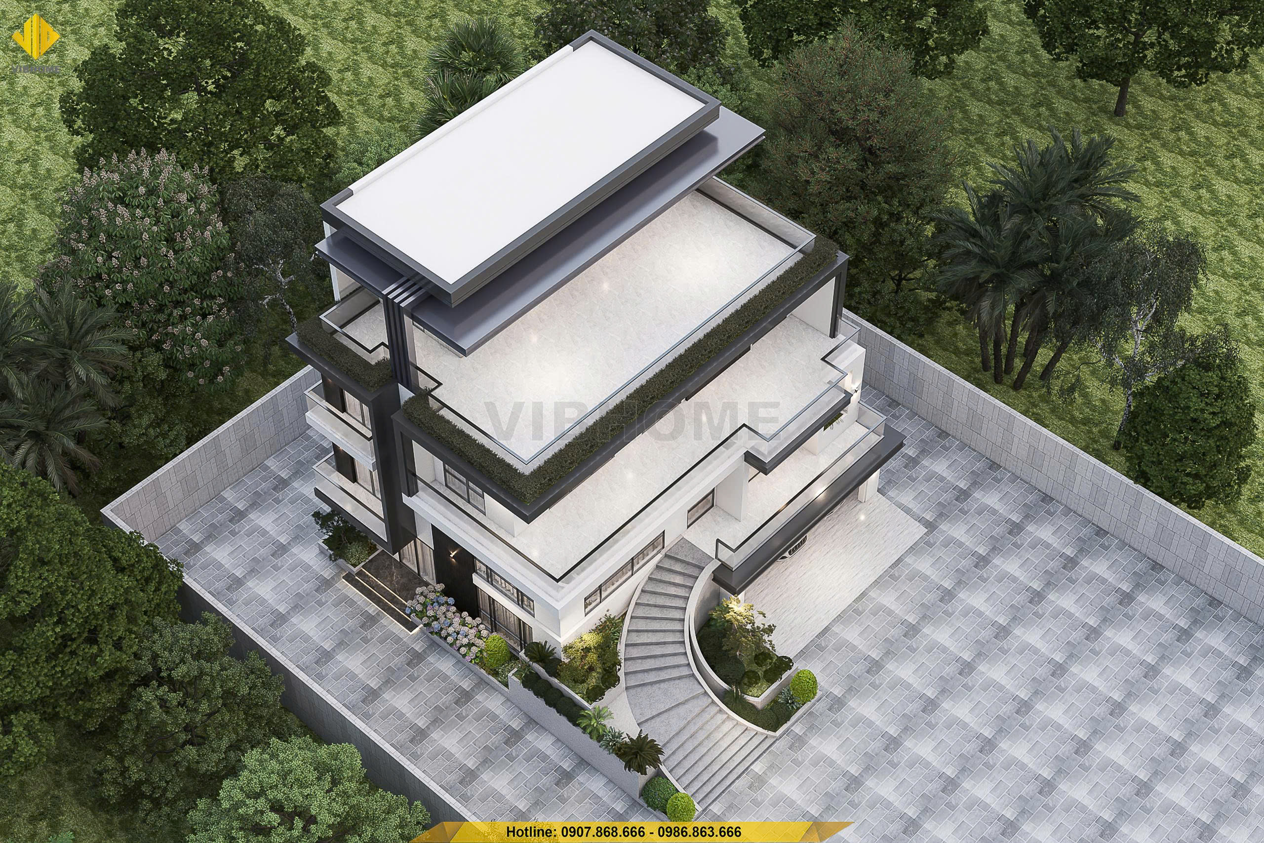 Thiết Kế Thi Công Villa Tại Giảng Võ, Hà Nội