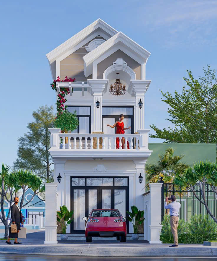 Thiết Kế Thi Công Nhà Mái Thái Tại Vĩnh Thông, Thái Nguyên