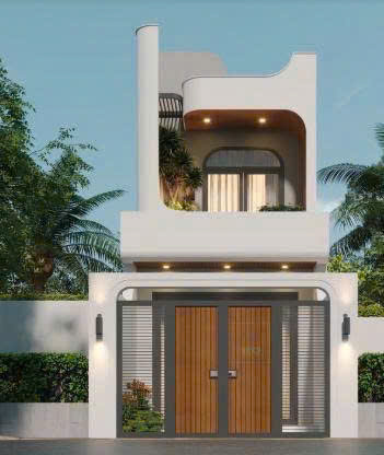 Mẫu nhà phố 2 tầng tại Vĩnh Thanh, Cà Mau